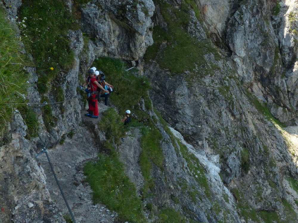 Tegelberg - Gelbe Wand Klettersteig