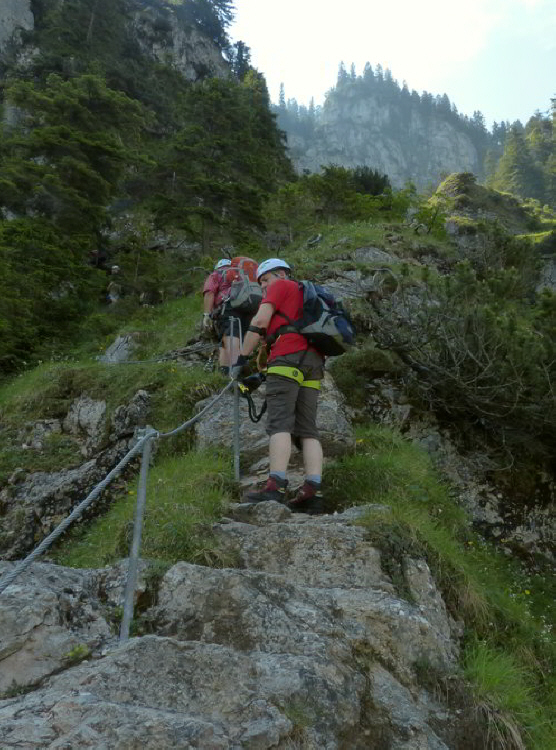 Tegelberg - Gelbe Wand Klettersteig