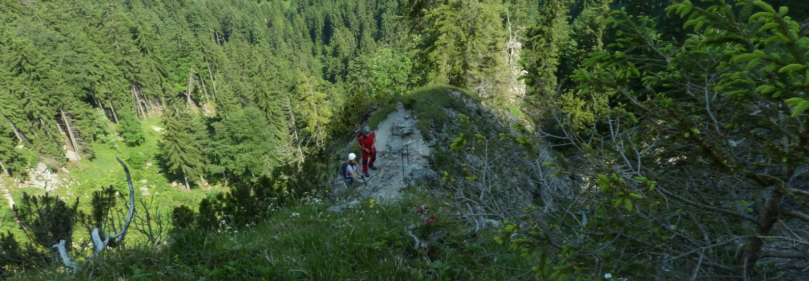 Tegelberg - Gelbe Wand Klettersteig