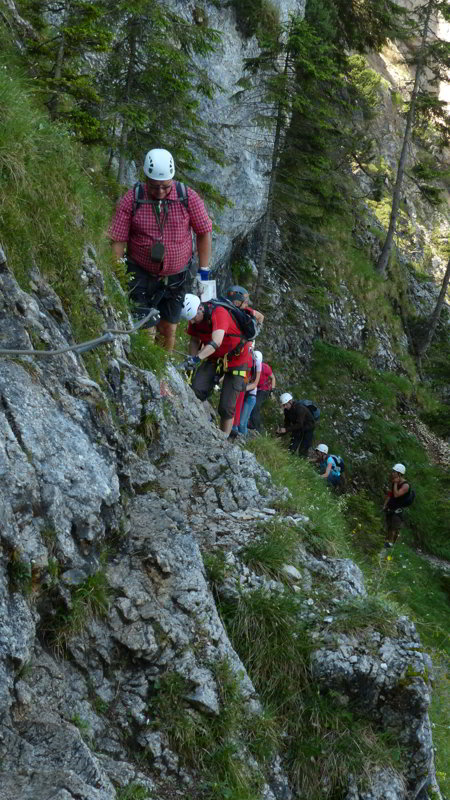 Tegelberg - Gelbe Wand Klettersteig