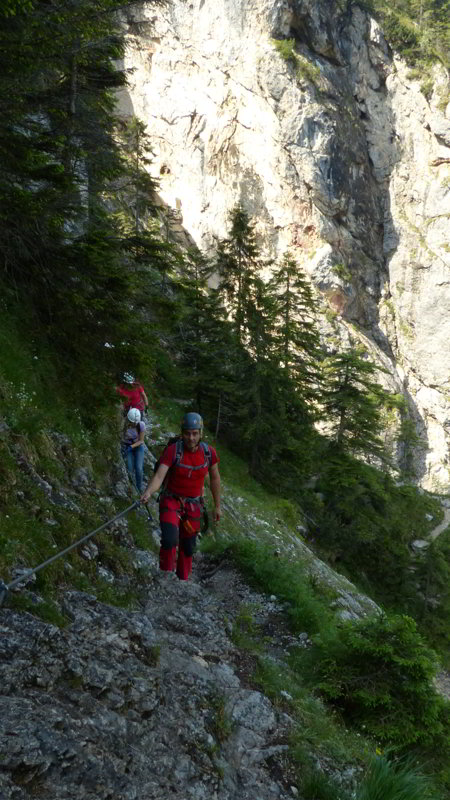 Tegelberg - Gelbe Wand Klettersteig