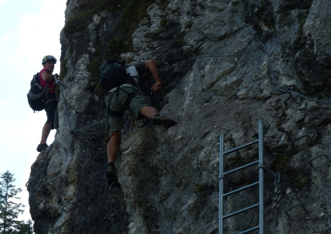 Tegelberg - Gelbe Wand Klettersteig