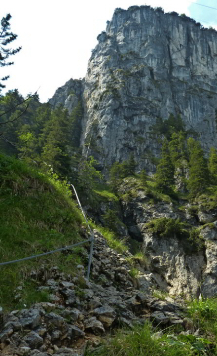 Tegelberg - Gelbe Wand Klettersteig