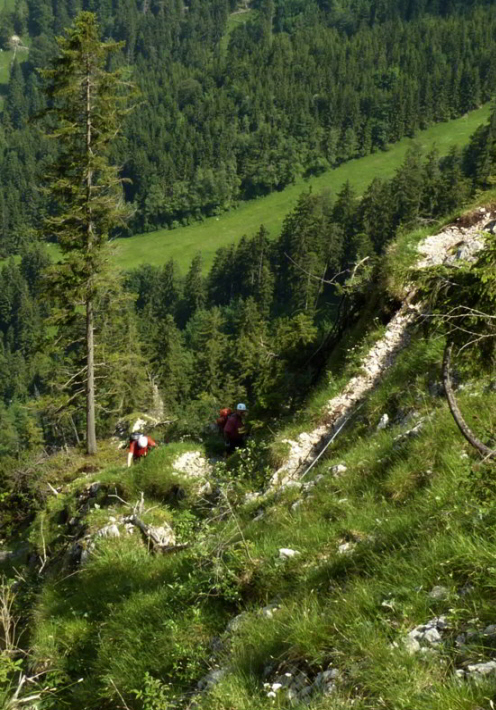 Tegelberg - Gelbe Wand Klettersteig