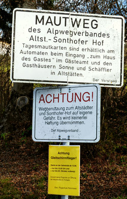 Hubertusfall, Leybachtobel, Hinanger Wasserfälle