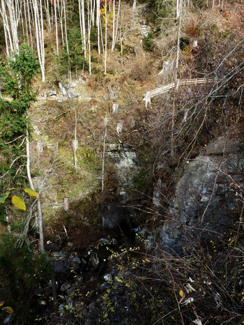 Hubertusfall Leybachtobel Hinanger Wasserfaelle