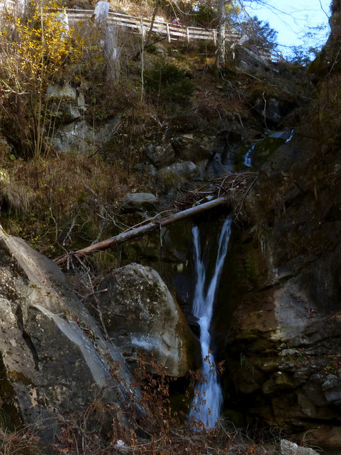 Hubertusfall Leybachtobel Hinanger Wasserfaelle