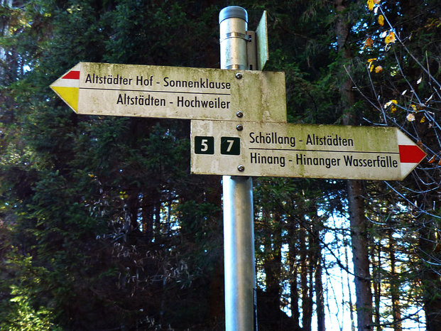 Hubertusfall Leybachtobel Hinanger Wasserfaelle