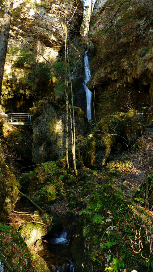 Hubertusfall Leybachtobel Hinanger Wasserfaelle