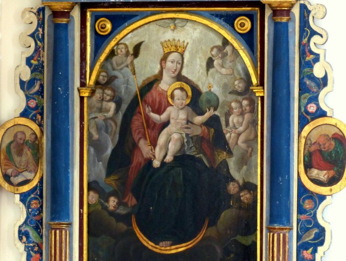 Muttergottes Bild Hüttkapelle 1515 Pflach Tirol