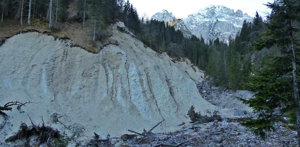 Erosion auf dem Weg zum MusauerAlm