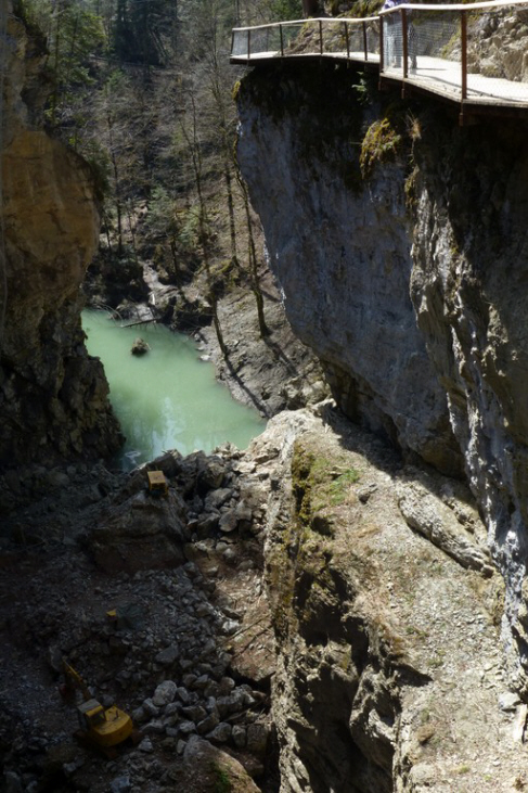 Felssturz Rappenlochschlucht