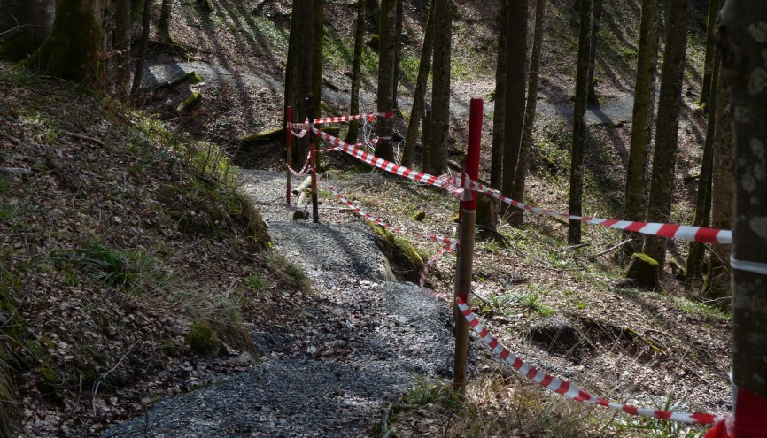 Felssturz Rappenlochschlucht