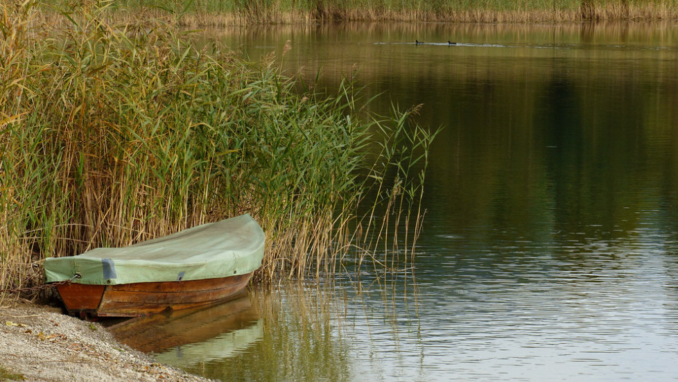 Ruderboot im Illasbergsee