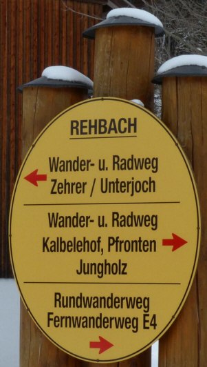 Rad und Wanderweg Jungholz