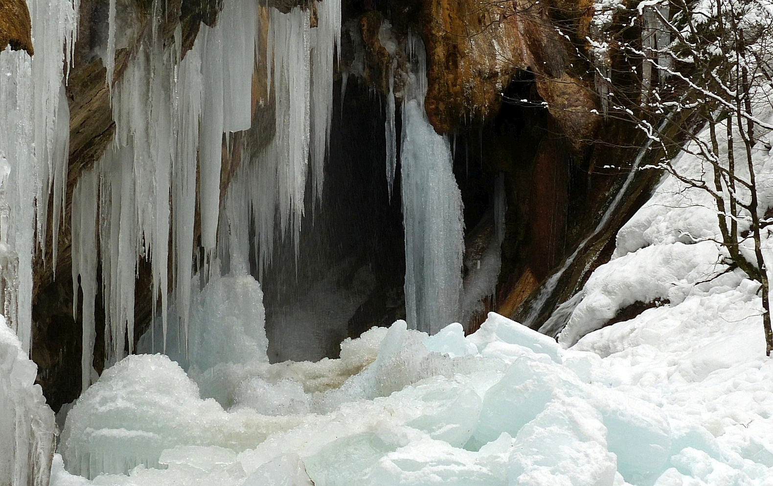 Schleierwasserfall Rehbach - Schattwald