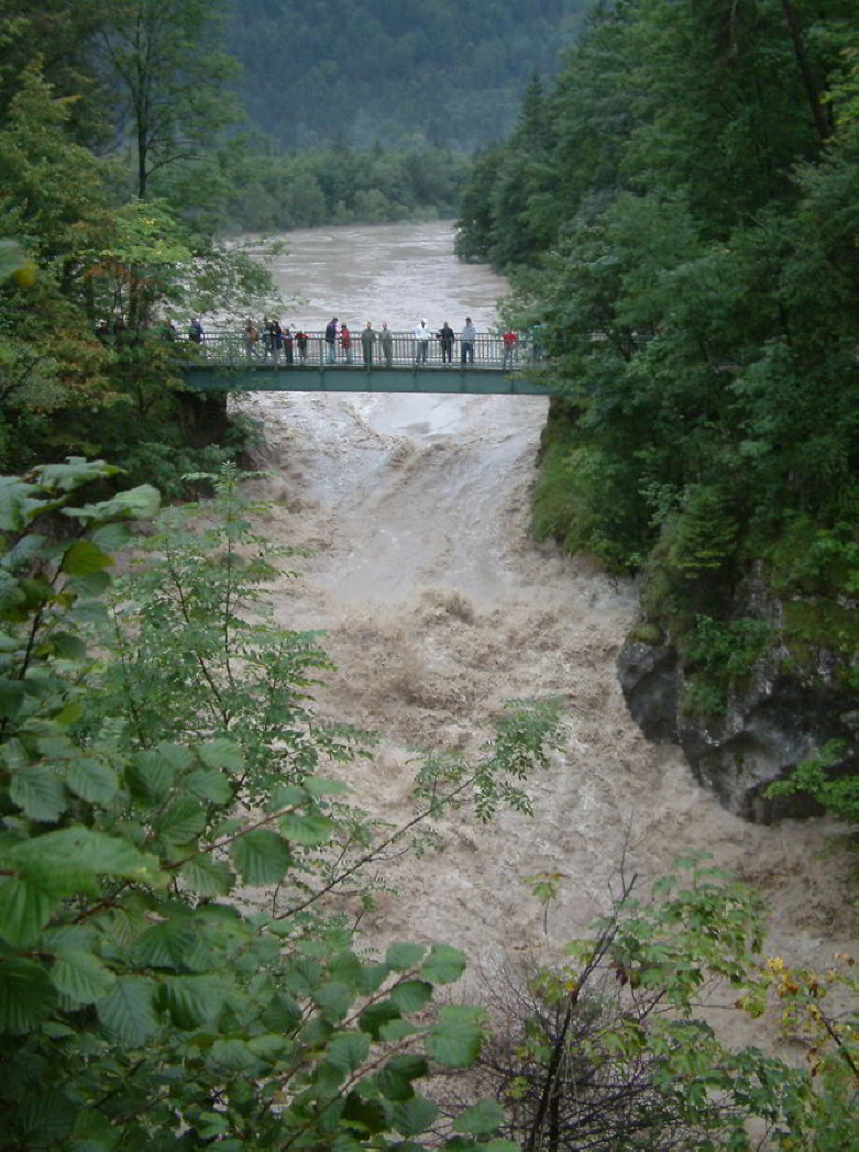 Hochwasser Lechfall 2005