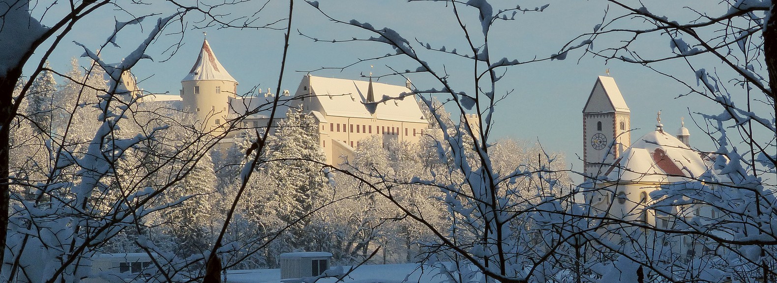 Hohes Schloss St Mang Kirche Füssen