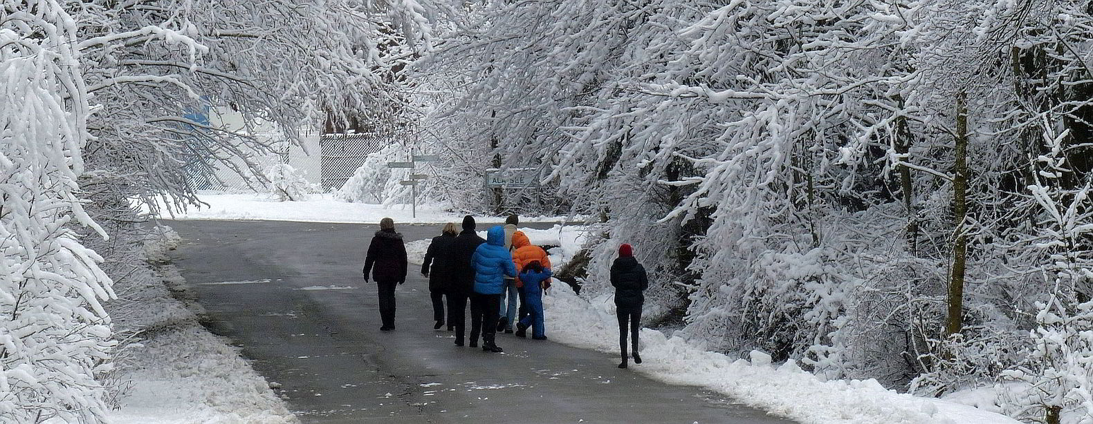 Weißensee Rundwanderung im Winter