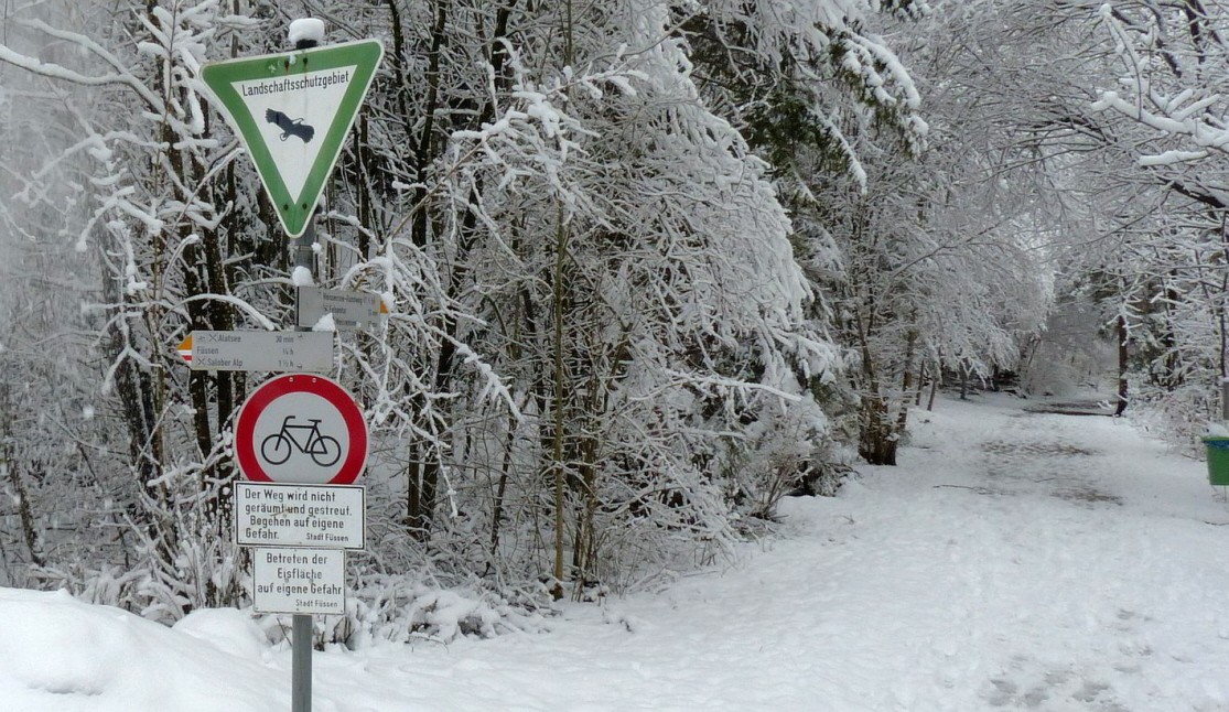 Weißensee Rundwanderung im Winter