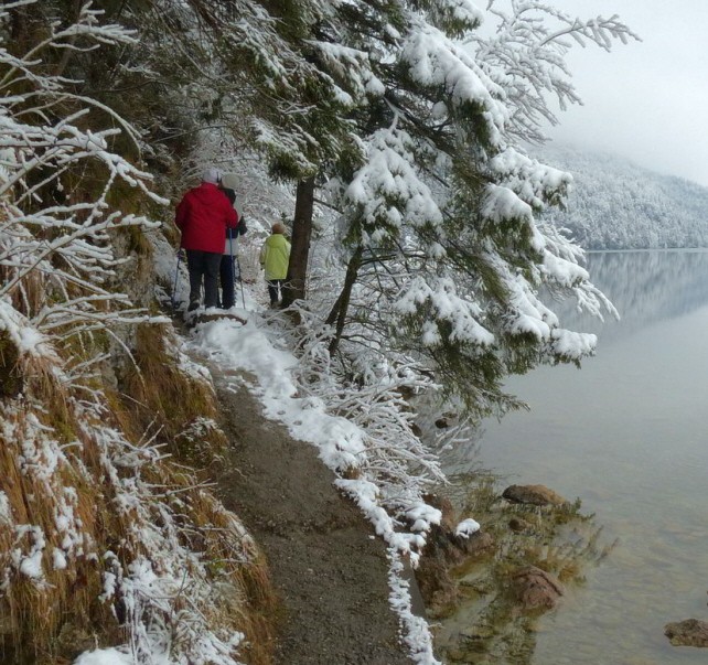 Weißensee Rundwanderung im Winter