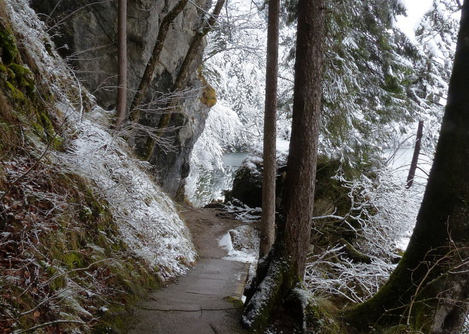 Weißensee Rundwanderung im Winter