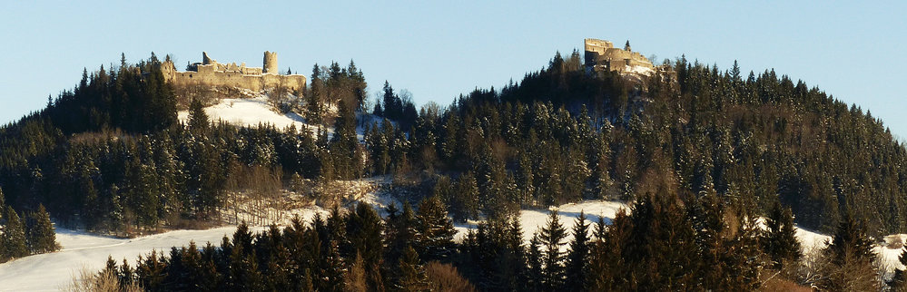 Burgruinen Frey und Eisenberg