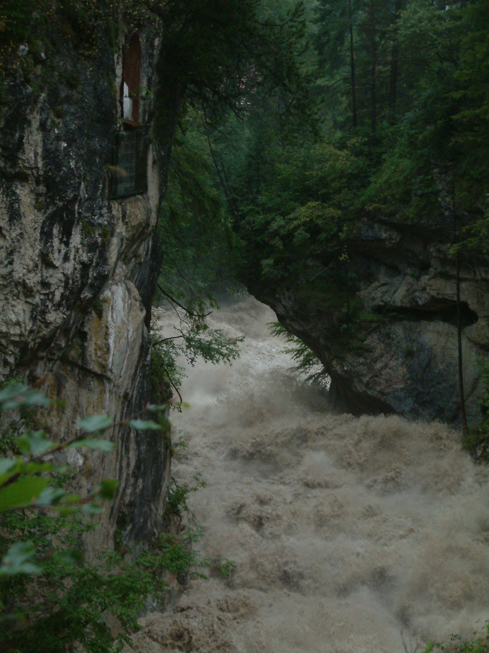 Hochwasser Lechschlucht 23. 10. 2005