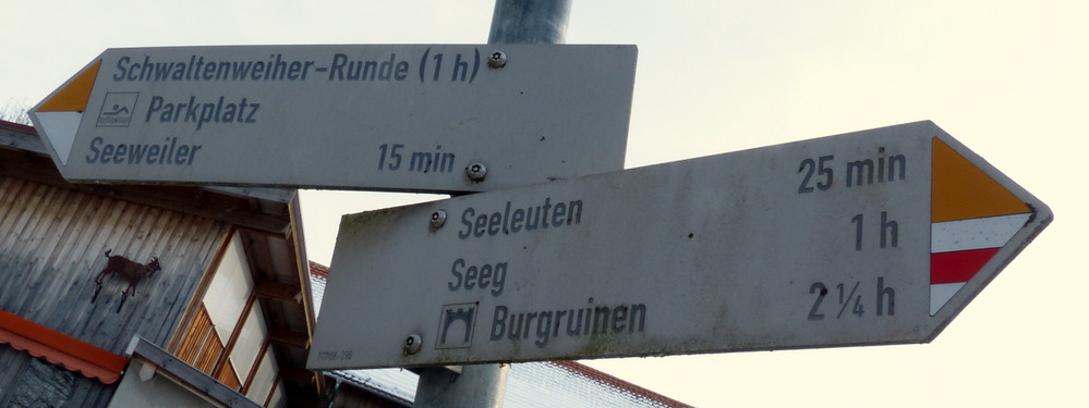 Schild Schwaltenweiherrunde