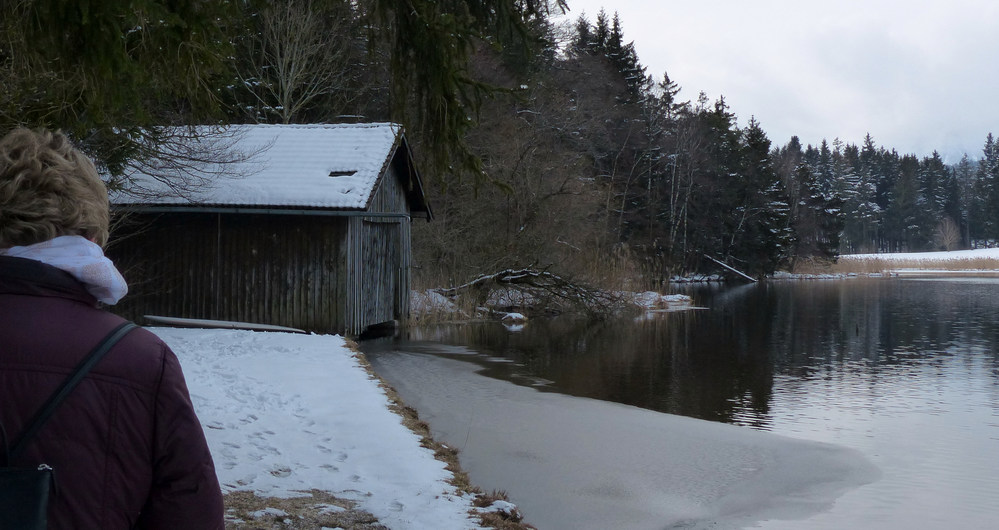 Schwaltenweiher Bootshaus