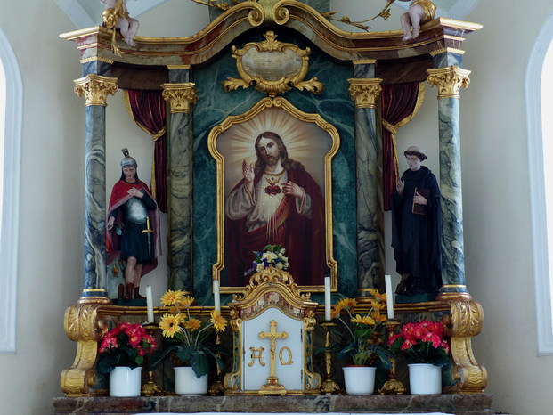 Herz Jesu Kapelle Schlosshof Rückholz