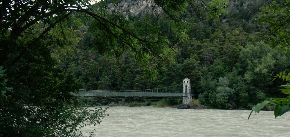 Hangebruecke Stams - Locherboden  Rundwanderung