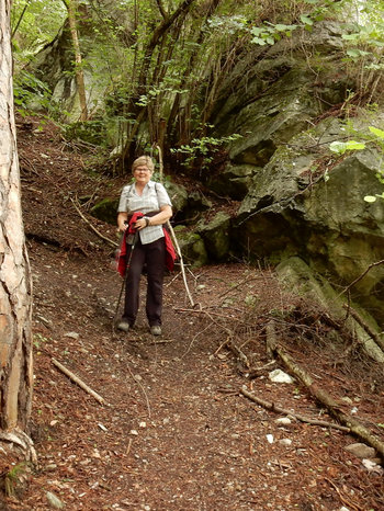 Hangebruecke Stams - Locherboden  Rundwanderung