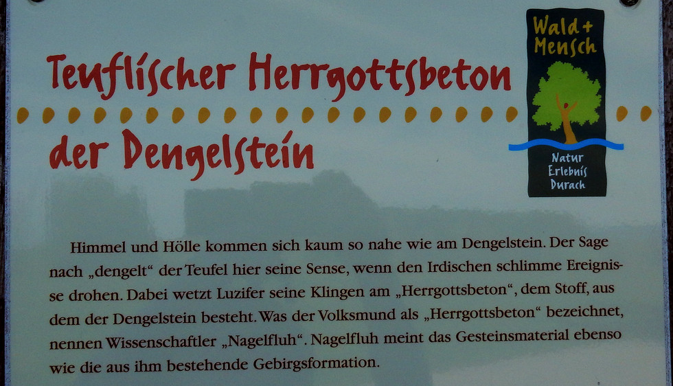 Teuflischer Herrgottesbeton Dengelstein