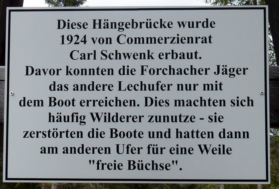 Haengbruecke bei Forchach