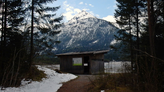 Vogelbeobachtungshütte Fernwanderweg Lech